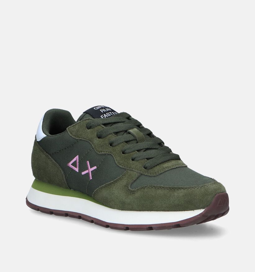 Sun 68 Ally Solid Nylon Paarse Sneakers voor dames (345695) - geschikt voor steunzolen