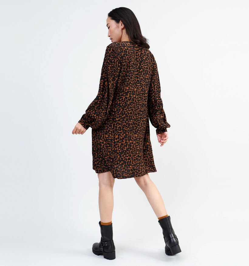 Vila Mosas Bruine Korte jurk voor dames (346105)