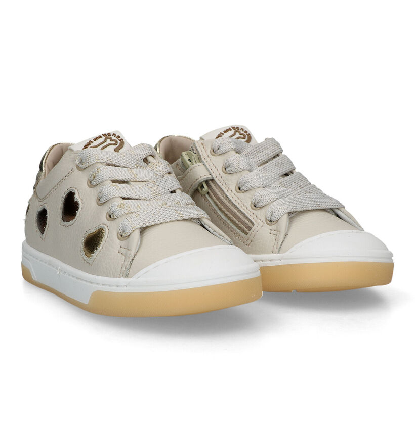 STONES and BONES Daisy Chaussures à lacets en Beige pour filles (322048) - pour semelles orthopédiques