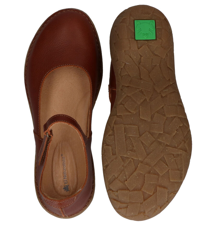 El Naturalista Warao Chaussures sans lacets en Cognac en cuir (288890)