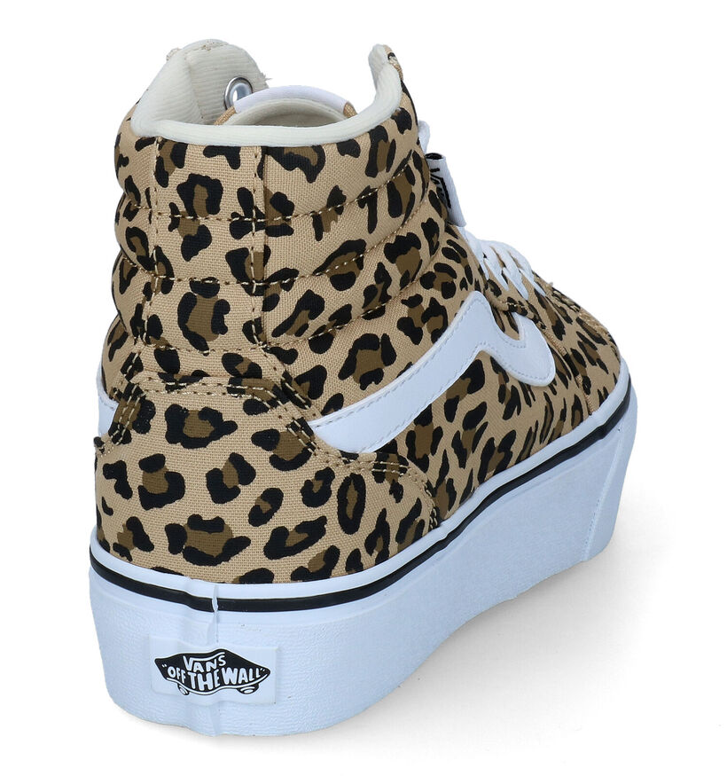 Vans Filmore Hi Platform Zwarte Sneakers in kunstleer (312595)