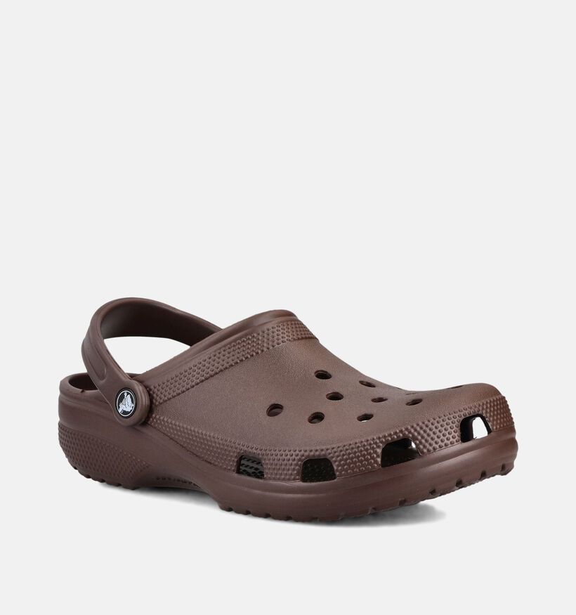 Crocs Classic Donkerbruine Clogs voor heren (370917)