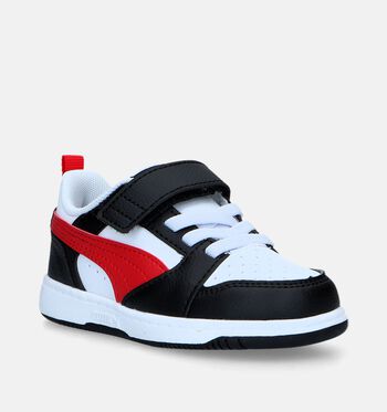 Puma Rebound Low Baskets Blanc/Bleu