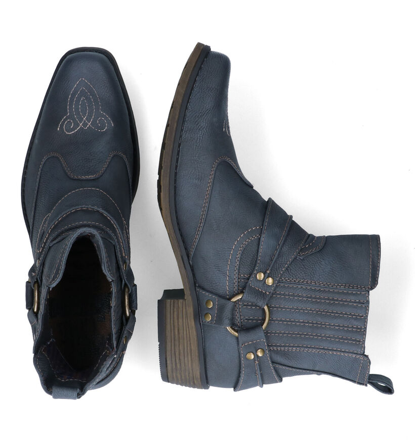 Mustang Boots en Gris en simili cuir (316305)