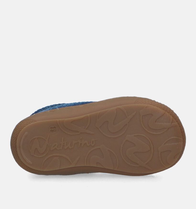 Naturino Cocoon Blauwe Babyschoenen voor meisjes, jongens (331515) - geschikt voor steunzolen