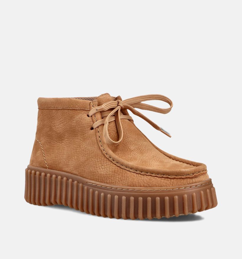 Clarks Torhill Moss Bottines en Camel pour femmes (361957) - pour semelles orthopédiques