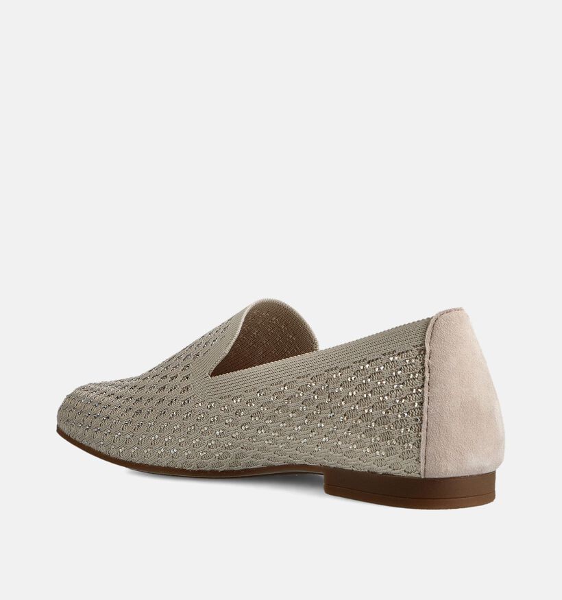 Gabor Beige Loafers voor dames (368353) - geschikt voor steunzolen