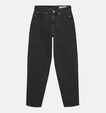 Mom jeans noir