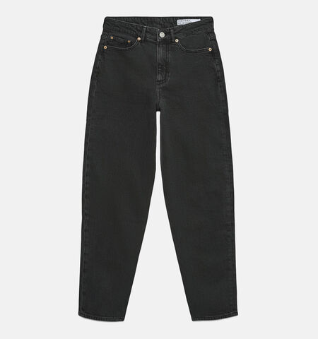 Mom jeans noir