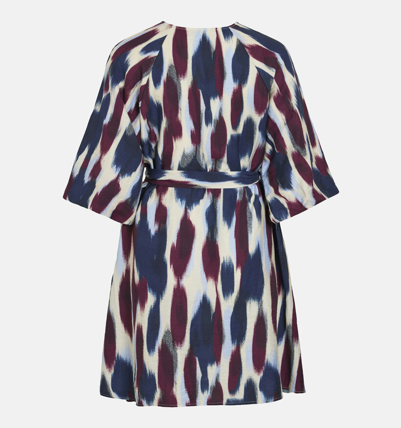 Vila Rano Robe courtes en Bleu/Bordeaux pour femmes (364084)