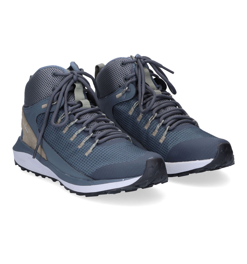 Columbia Trailstorm Bottines en Bleu pour hommes (303286) - pour semelles orthopédiques