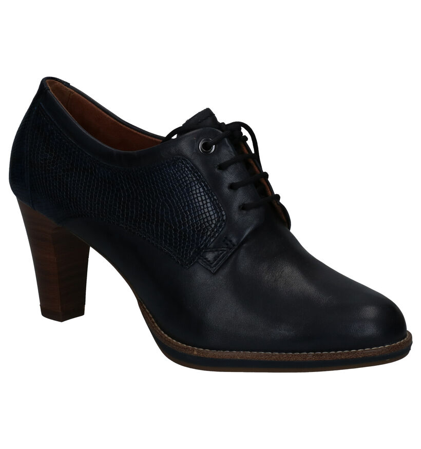Tamaris Escarpins montants en Bleu foncé en cuir (270214)