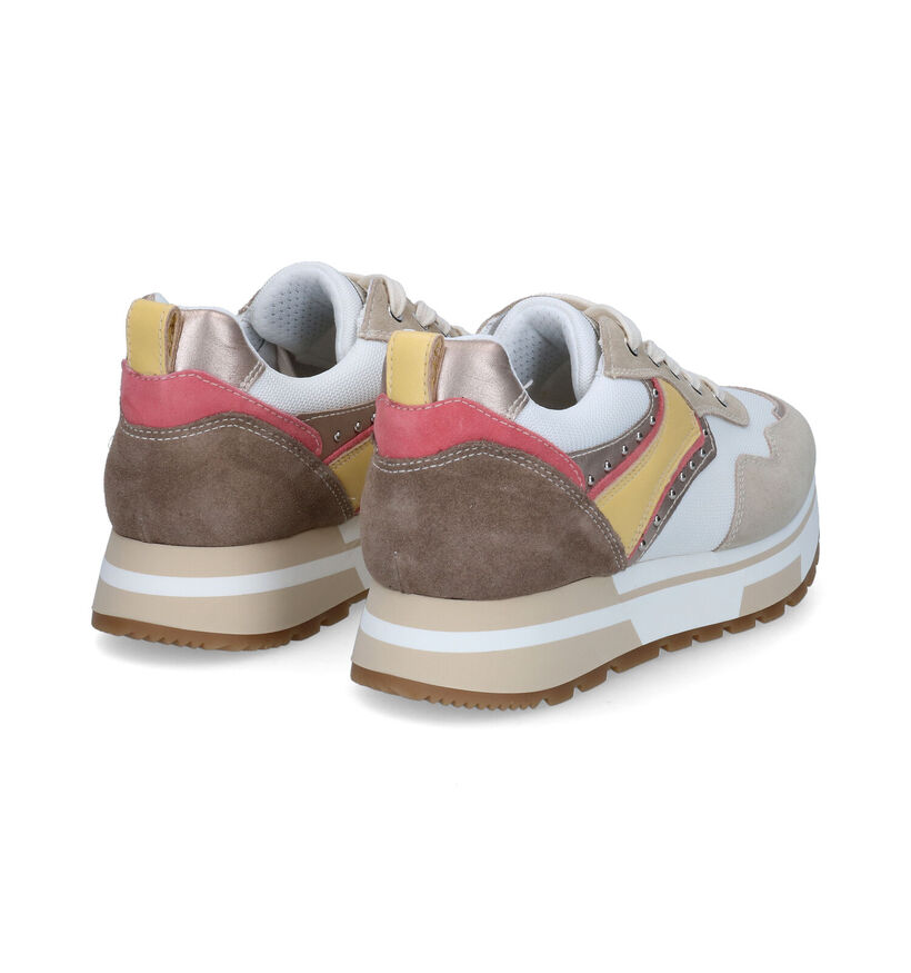 NeroGiardini Baskets casual en Beige clair pour femmes (307498) - pour semelles orthopédiques