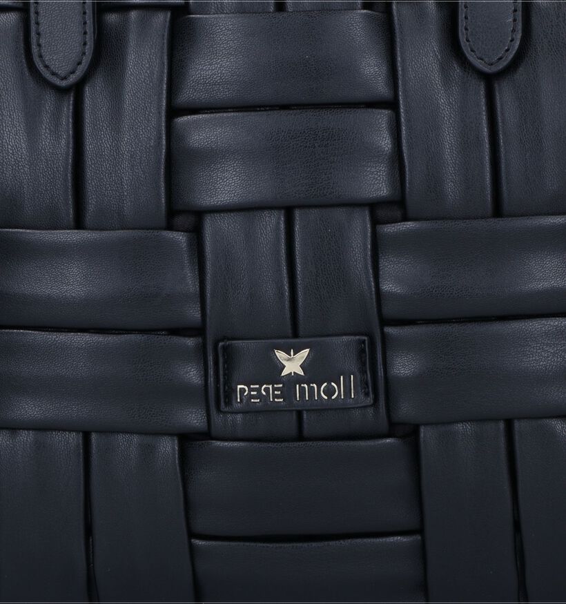 Pepe Moll Plaited Zwarte Handtas voor dames (333827)