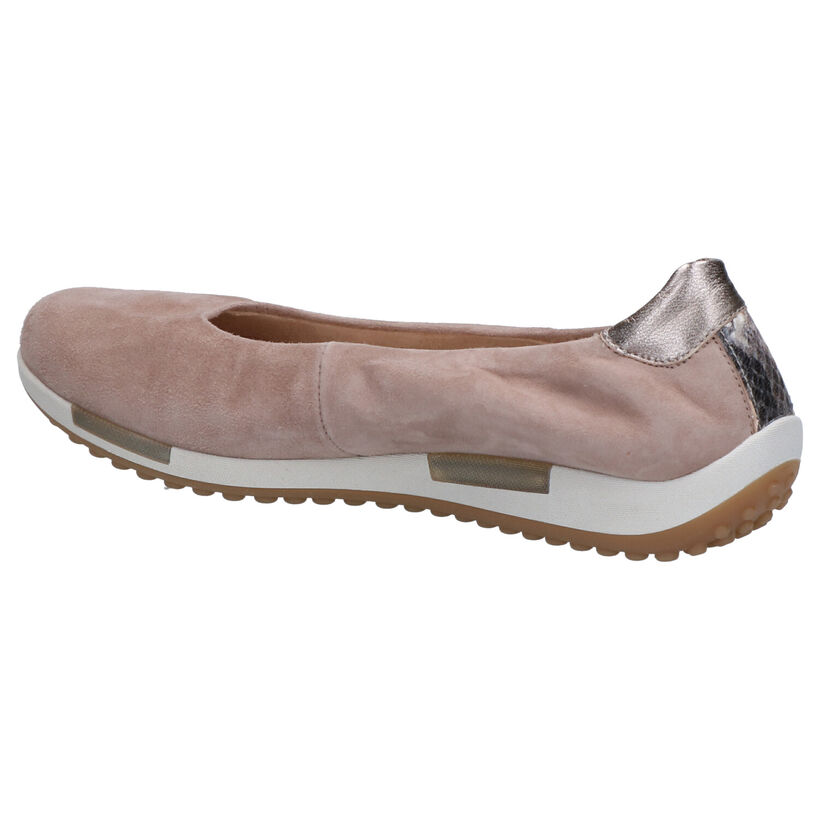 Gabor Ballerines en Taupe en daim (271641)