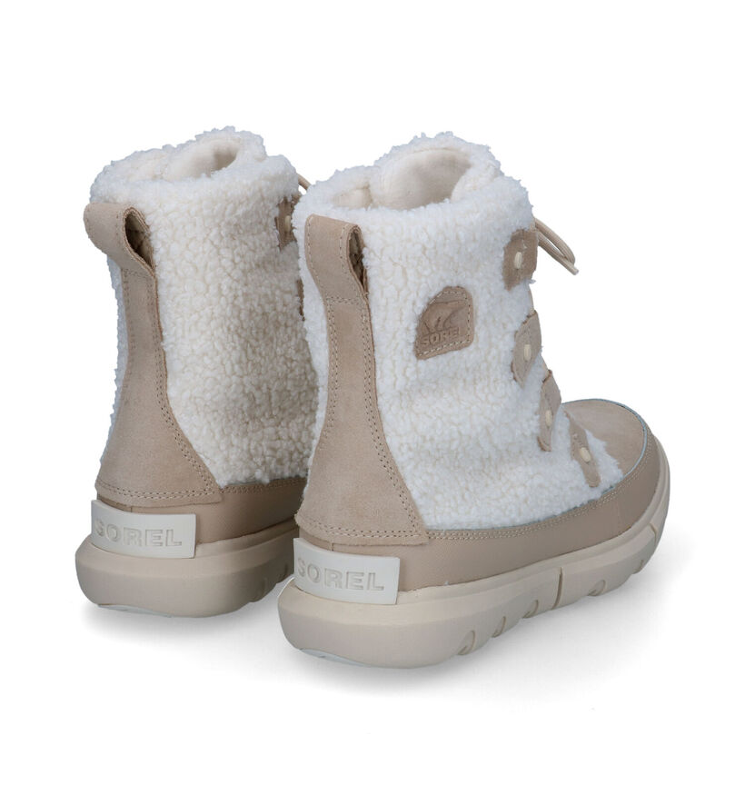 Sorel Explorer Bottes de neige en Beige pour femmes (312423) - pour semelles orthopédiques