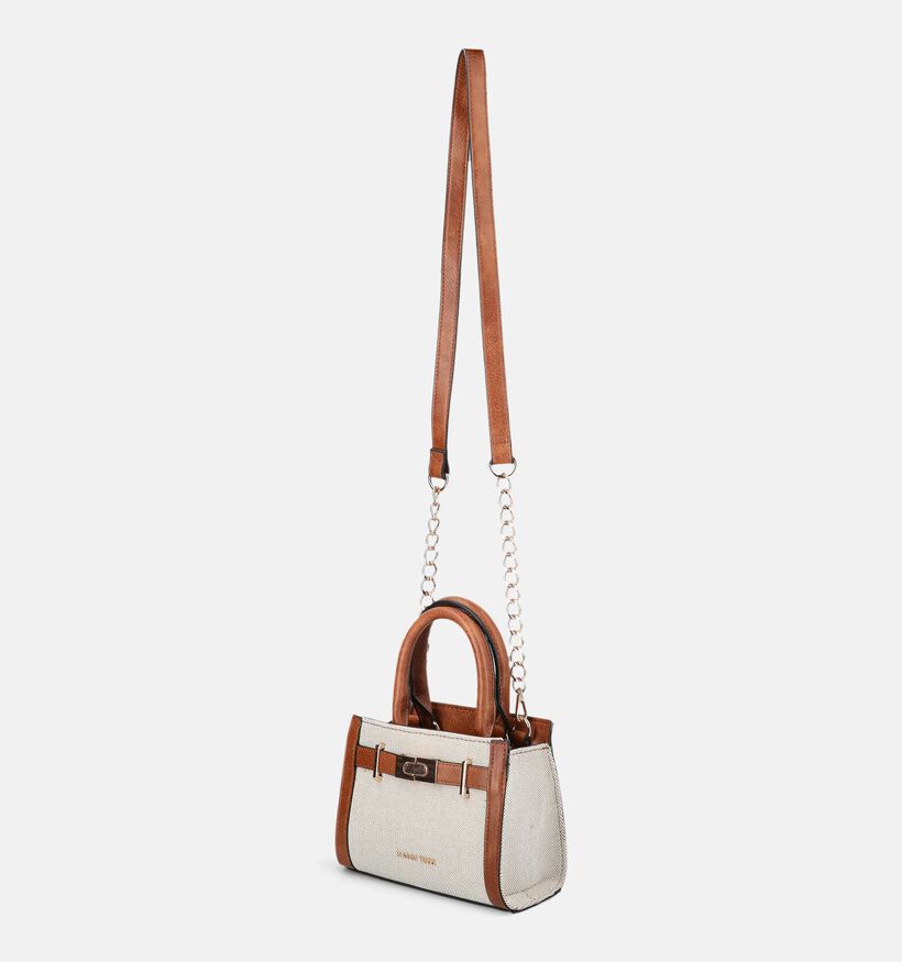 Marco Tozzi Lichtbeige/Cognac Handtas met Riem voor dames (372362)