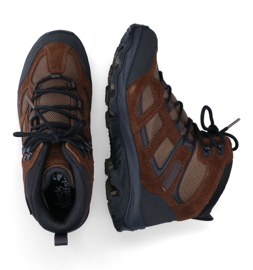 Jack Wolfskin Vojo 3 Texapore Bruine Wandelschoenen voor heren (302186) - geschikt voor steunzolen