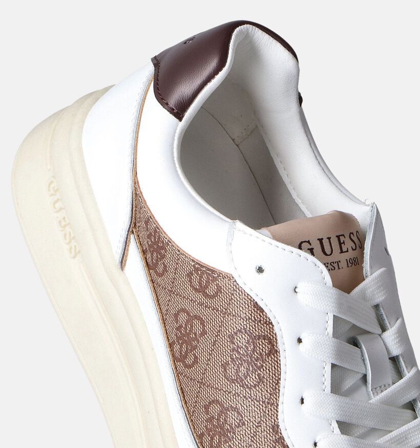 Guess Winno Witte Sneakers voor heren (359546) - geschikt voor steunzolen