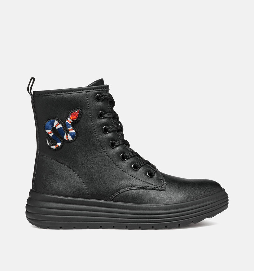 Geox Phaolae Zwarte Boots voor meisjes (344534) - geschikt voor steunzolen