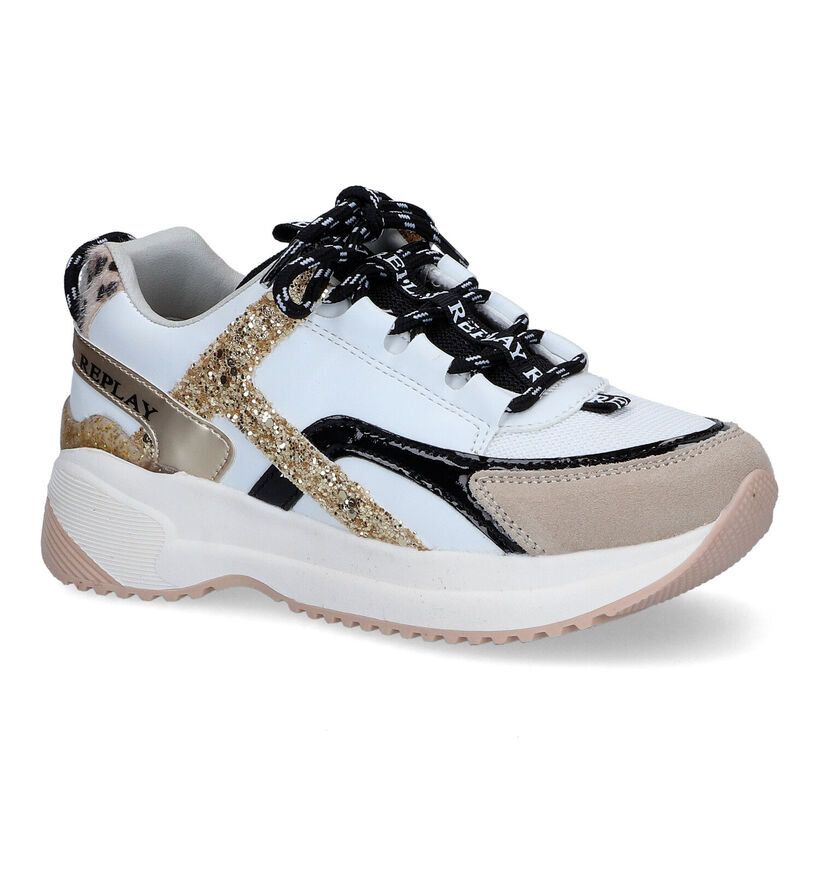 Replay Flys Witte Sneakers voor meisjes (306515)