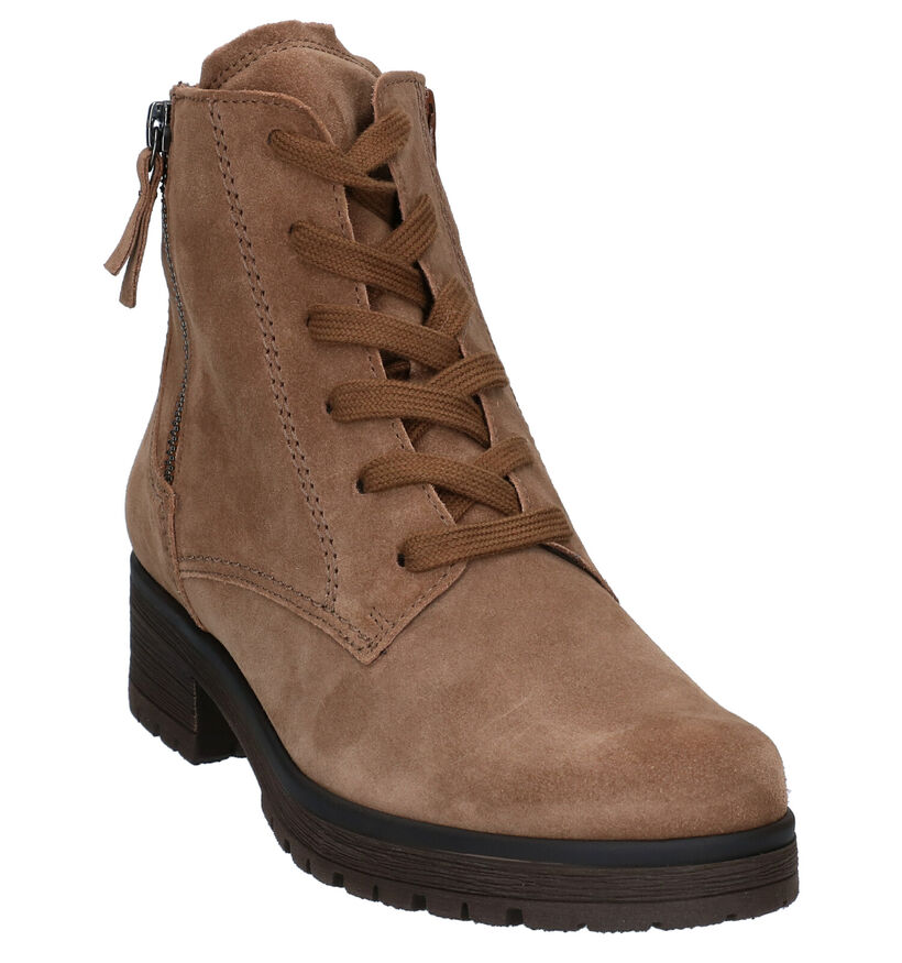 Gabor OptiFit Bottines en Taupe en nubuck (282403)