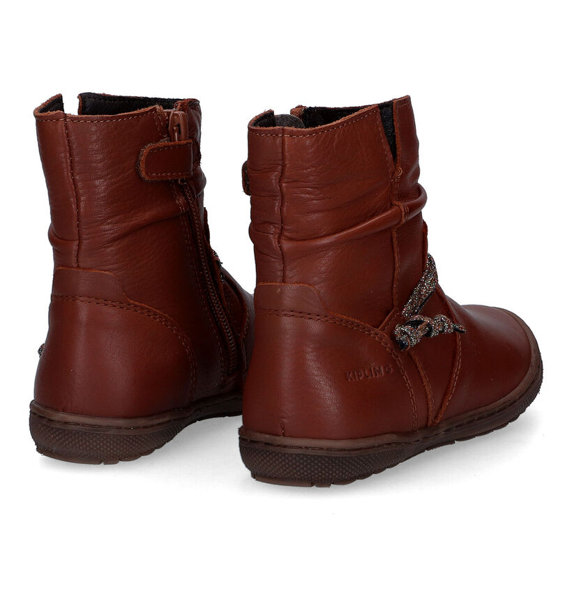 Kipling Kenza Bottes en Cognac pour filles (316188) - pour semelles orthopédiques