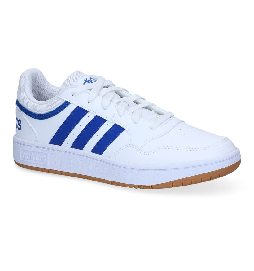 adidas Hoops 3.0 Witte Sneakers voor heren (319012) - geschikt voor steunzolen