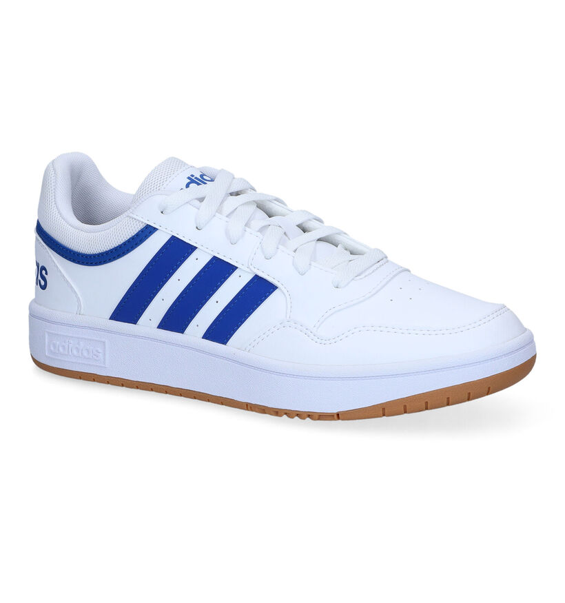 adidas Hoops 3.0 Baskets en Blanc pour hommes (319012) - pour semelles orthopédiques