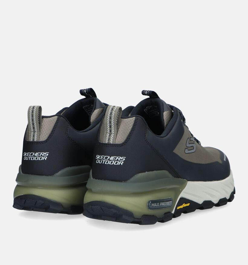 Skechers Max Protect Kaki Wandelschoenen voor heren (328069)