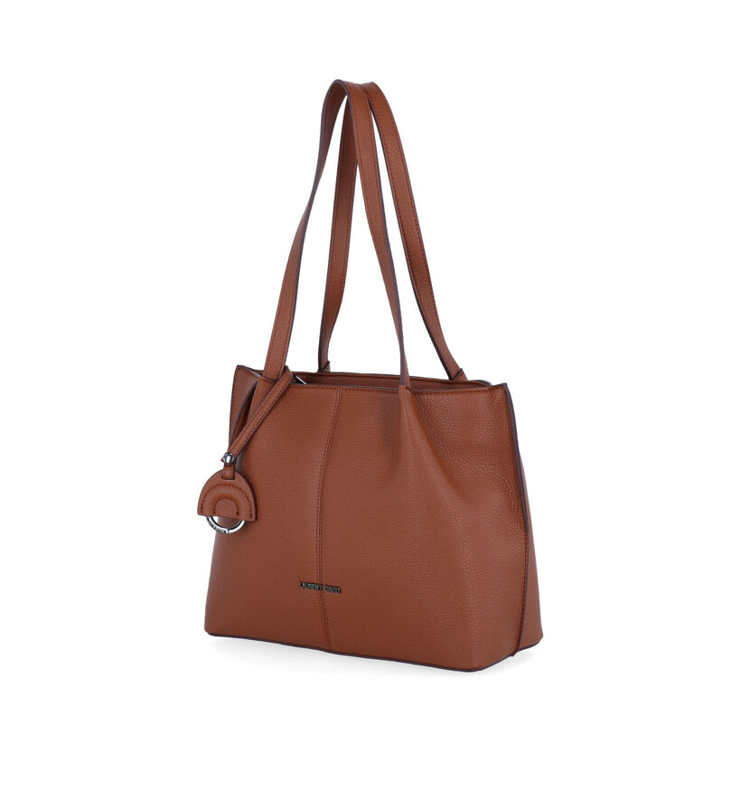 Laurent David Cognac Schoudertas voor dames (324303)