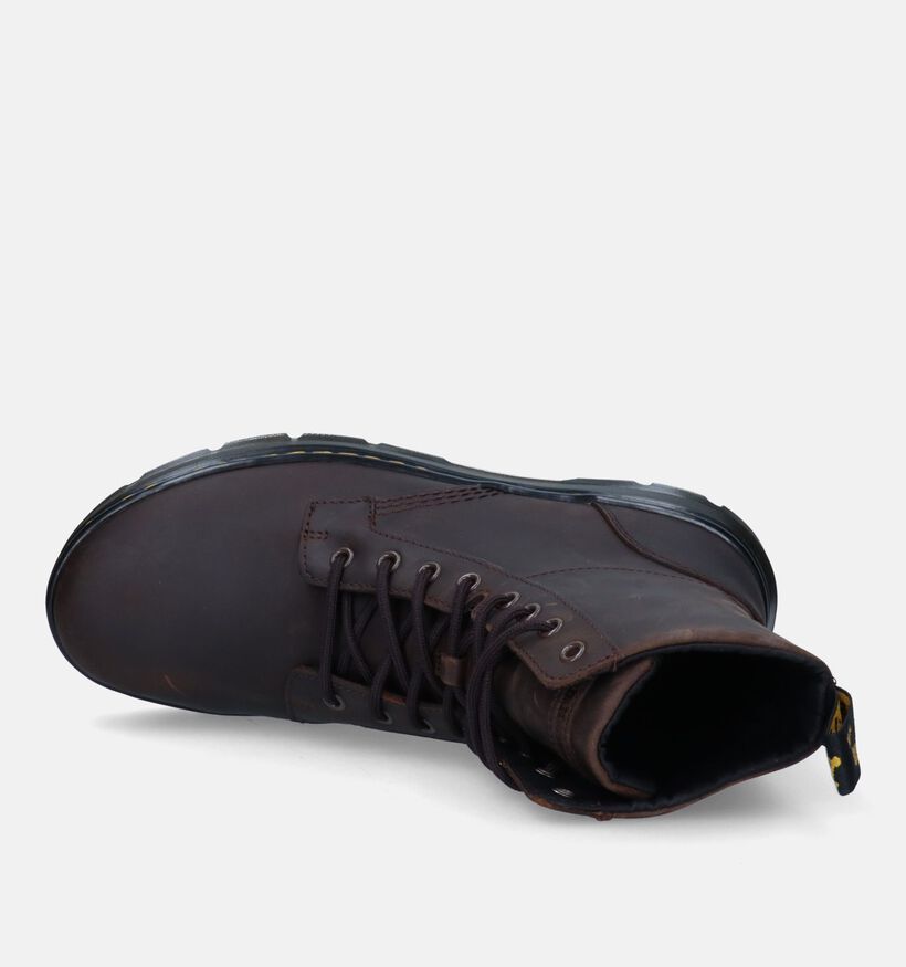Dr. Martens Combs Leather Boots en Noir pour hommes (327244) - pour semelles orthopédiques