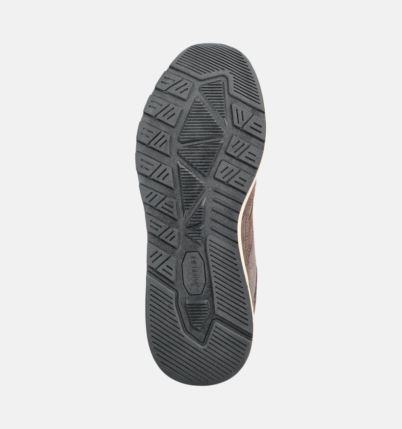 Bufflox Grimbergen Chaussures plates en Brun pour hommes (379779) - pour semelles orthop&eacute;diques