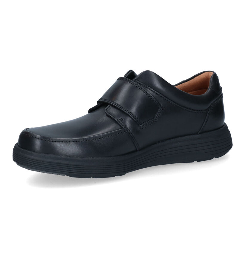Clarks Un Abode Strap Chaussures à velcro en Noir pour hommes (313697) - pour semelles orthopédiques