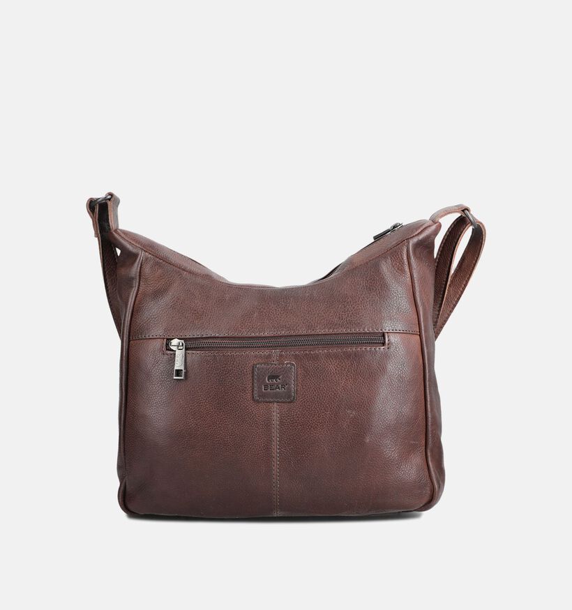 Bear Design Donkerbruine Schoudertas voor dames (382135)