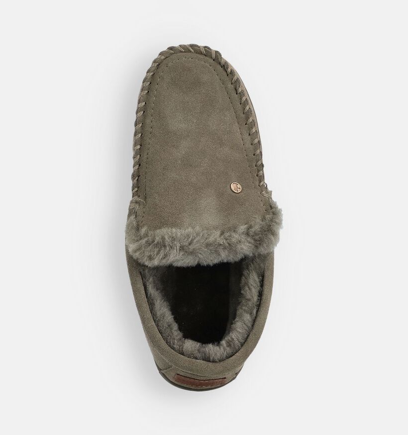 Warmbat Grizzly Kaki Gesloten Pantoffels voor heren (363339)
