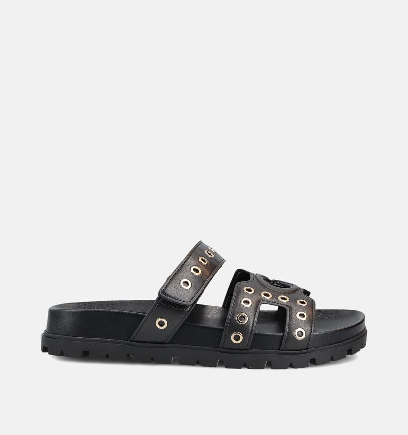 Guess Fashia Zwarte Slippers Eyelets voor dames (366556)