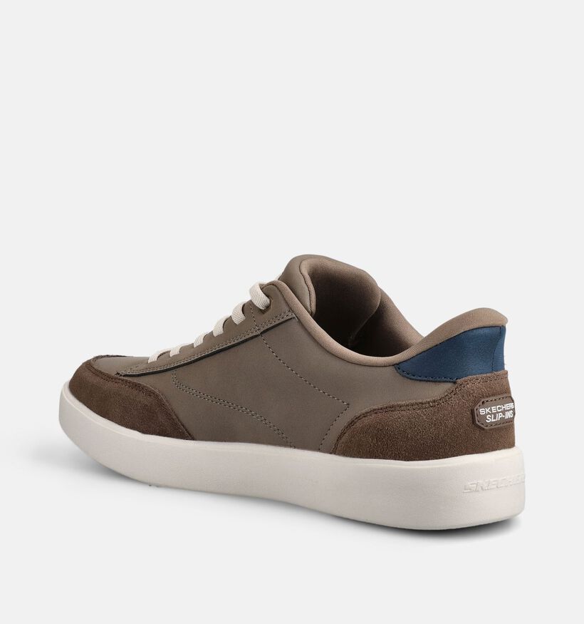 Skechers Verloma Radical Baskets en Taupe pour hommes (375622)