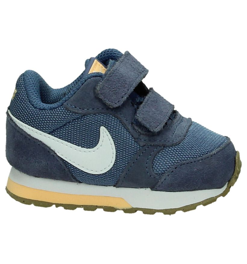 Zwarte Velcro Babysneakers Nike MD Runner 2 in kunstleer (234329)