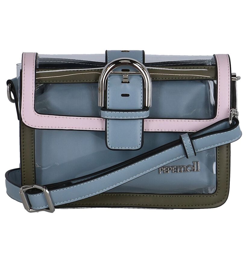 Blauwe Crossbody Tas Pepe Moll in kunstleer (250456)