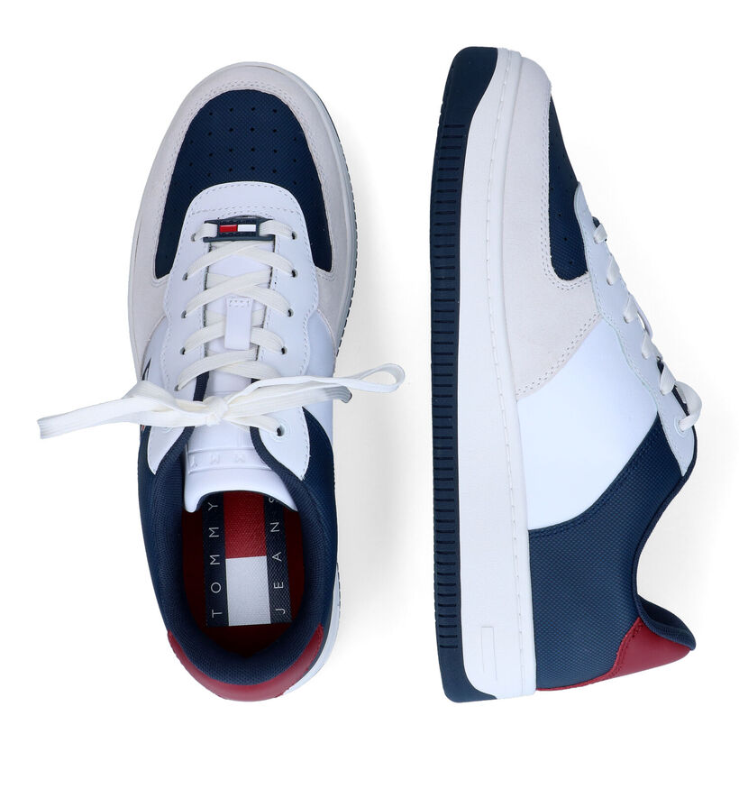 Tommy Hilfiger Basket Varsity Cupsole Chaussures &agrave; lacets en Blanc en synth&eacute;tique (300637)