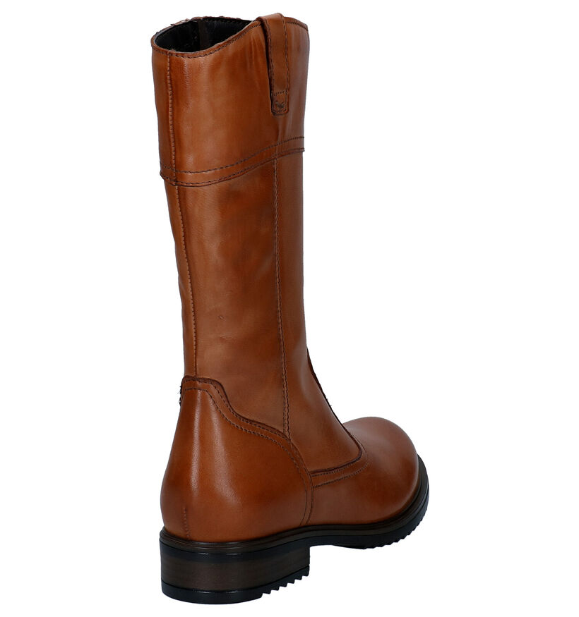 Loli Laly Bottes hautes en Cognac en cuir (298605)