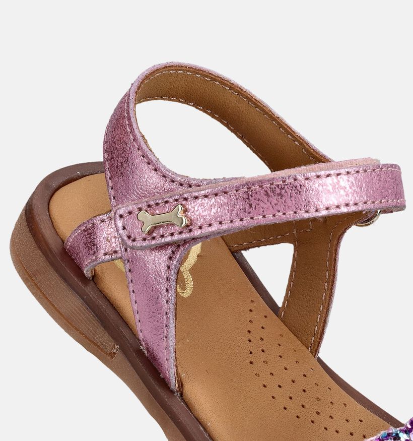 STONES and BONES Zelly Sandales en Rose pour filles (373763)