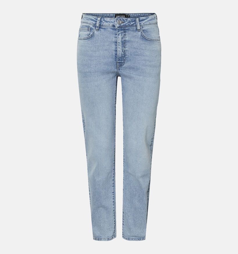 Pieces Bella Blauwe Straight leg jeans L30 voor dames (351103)