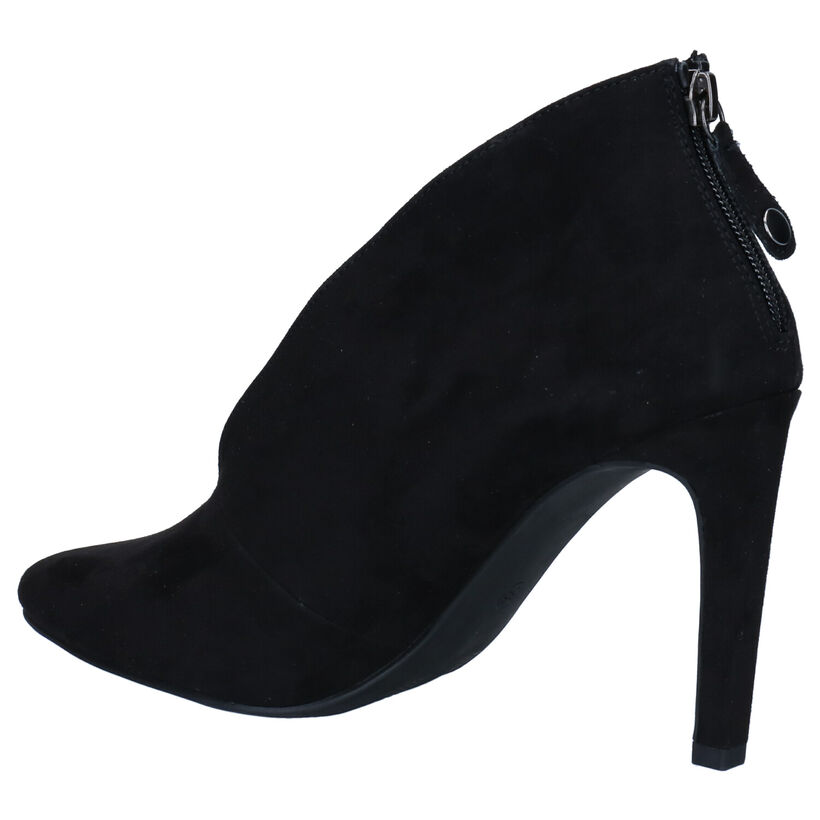 Marco Tozzi Zwarte Enkelpumps in stof (280547)