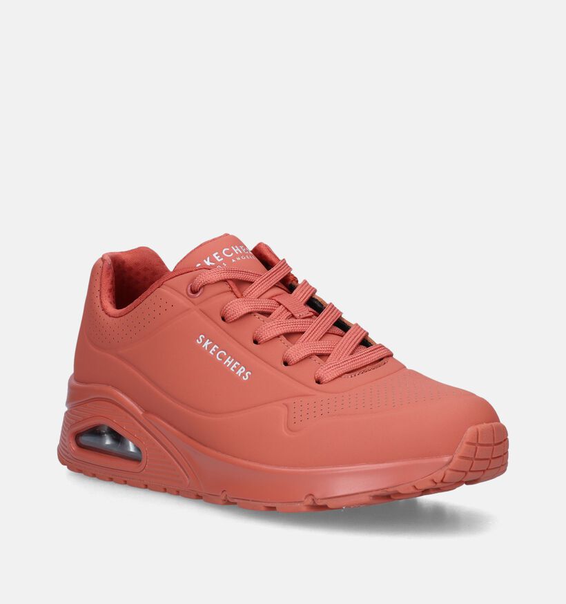 Skechers Uno Stand On Air Baskets en Orange pour femmes (343880)