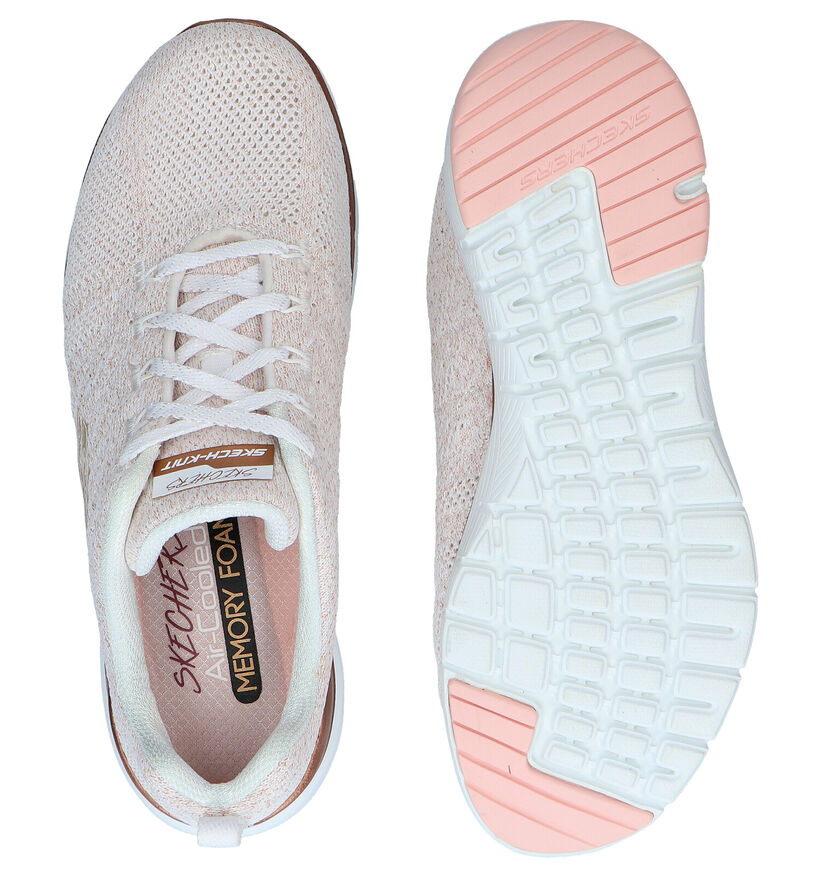 Skechers Flex Appeal Roze Sneakers in stof (286760)