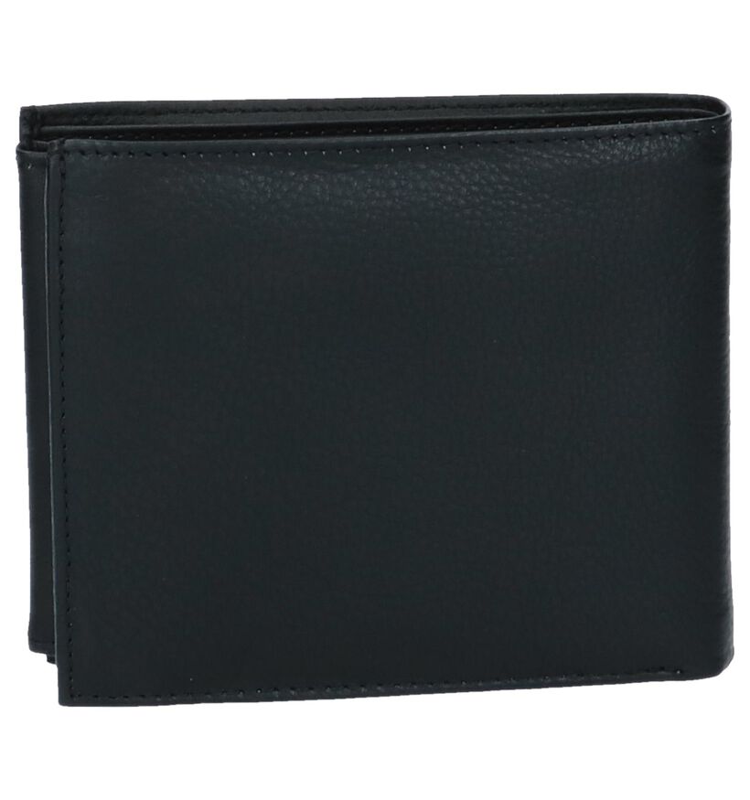 Euro-Leather Zwarte Portefeuille in leer (310418)