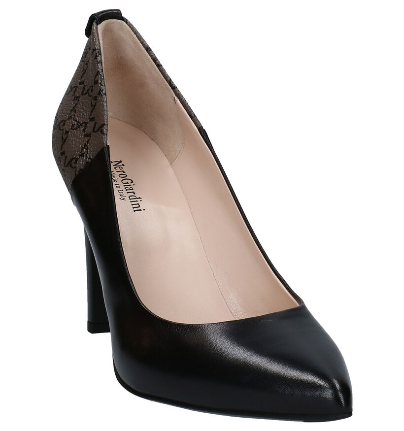 NeroGiardini Zwarte Pumps in leer (283179)