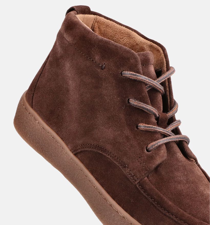 Gabor Comfort Bruine Boots met Veters voor dames (378272) - geschikt voor steunzolen